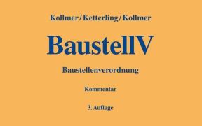 Bucheinband Baustellenverordnung
